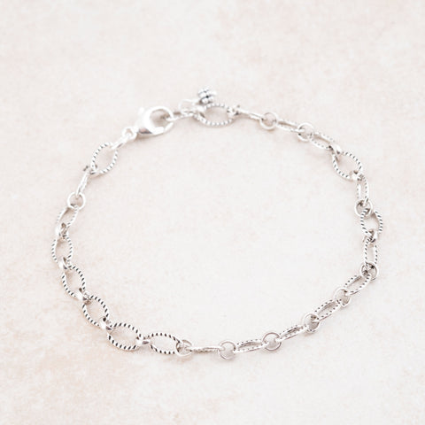 Oxidized Charm Bracelet - Holly Lane