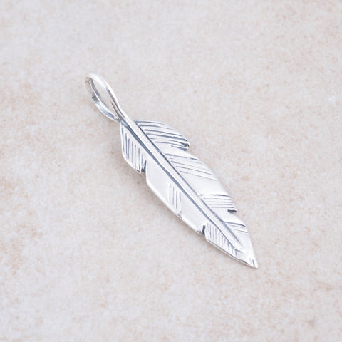 Feather Pendant - Holly Lane