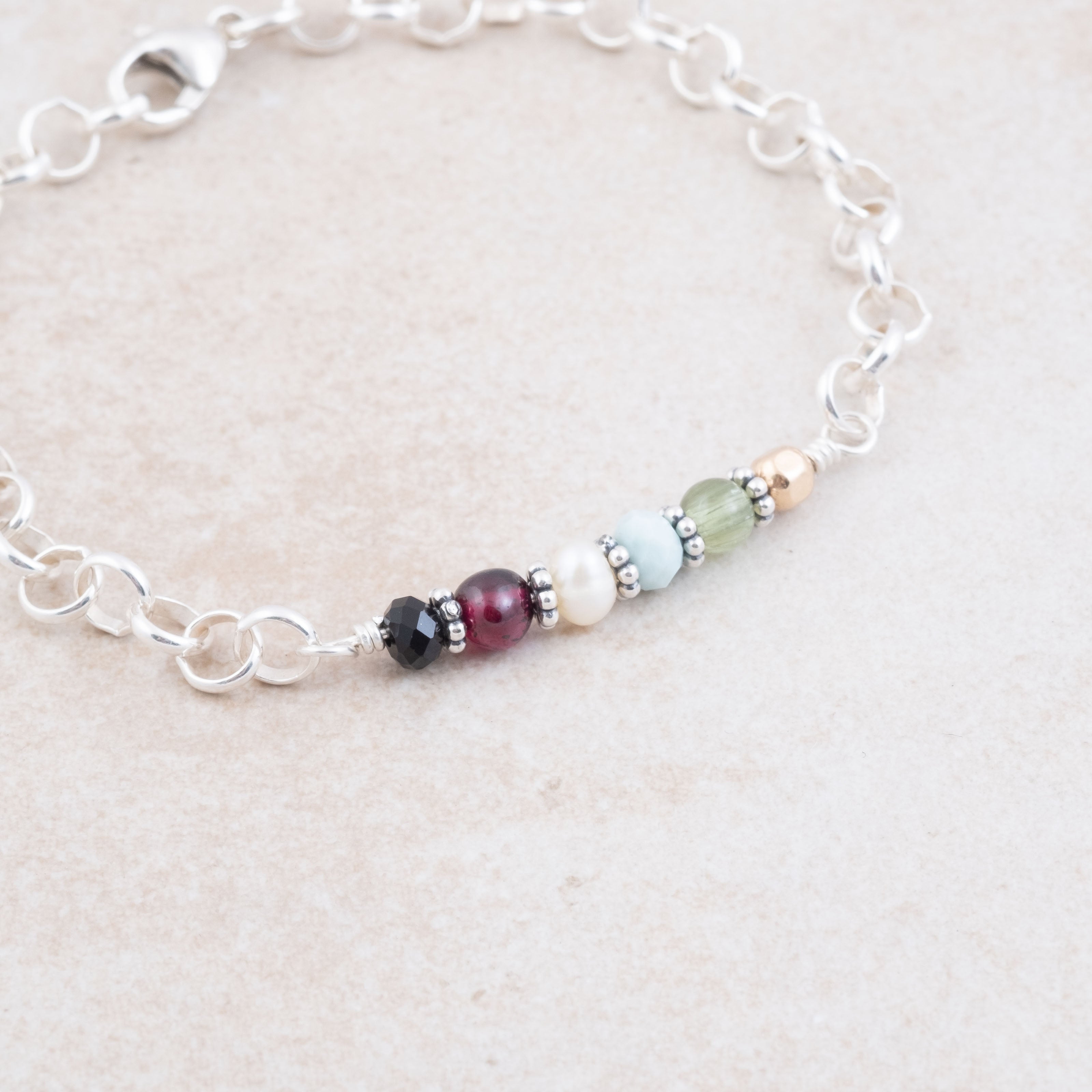 Peace Multicolored Letter Bracelet | Christian Jewelry | Elevated Faith
